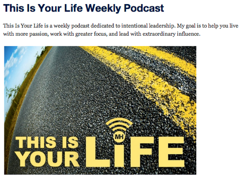 to je vaša življenjska oddaja podcast