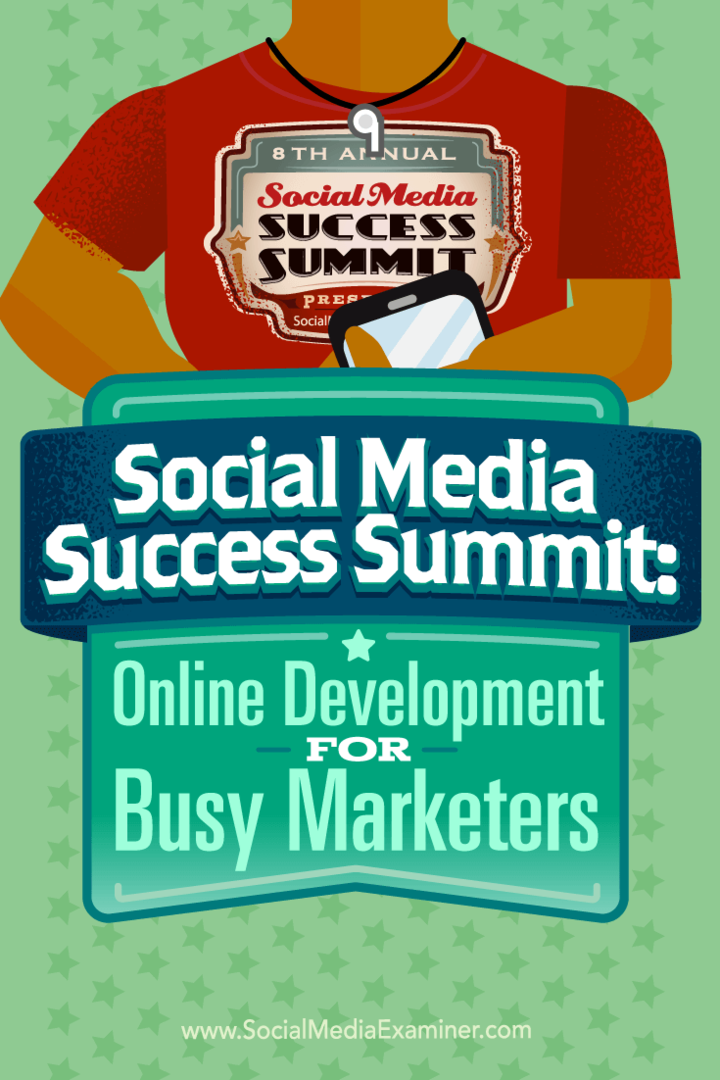 Vrh o uspehu socialnih medijev: Spletni razvoj za zaposlene tržnike: Izpraševalec socialnih medijev