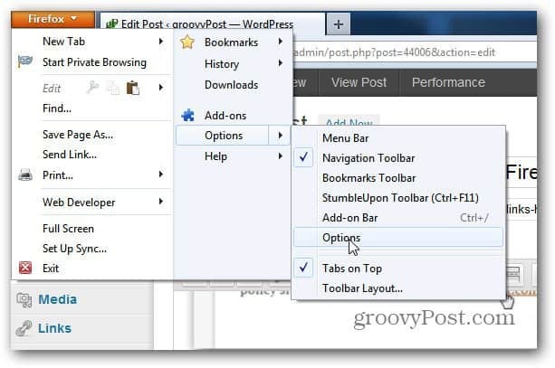 Kako narediti Gmail ali Yahoo privzeti rokovalnik povezav Mailto v Firefoxu