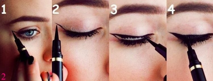 Enostavne metode nanašanja eyelinerja