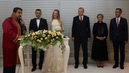 Predsednik Erdogan se je pridružil poroki dveh parov