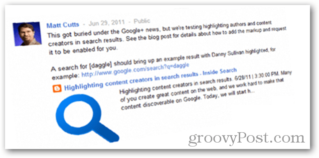 Matt Cutts in Google Avtorstvo