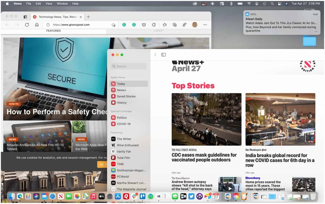 Kako narediti posnetke zaslona Mac in snemati video v macOS Big Sur