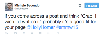 tweet predstavitve holly homer smmw15