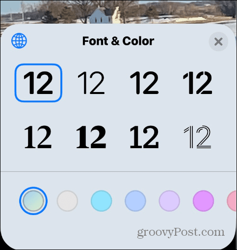 Spremenite barvo besedila na iPhoneu