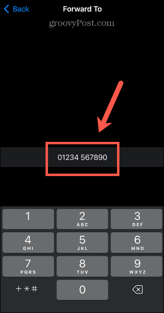 iphone številka za posredovanje klicev