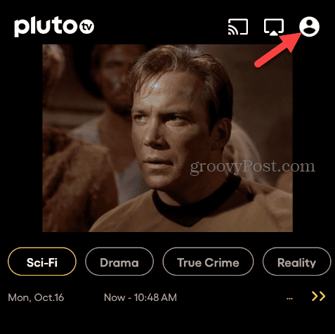 Izbrišite račun Pluto TV