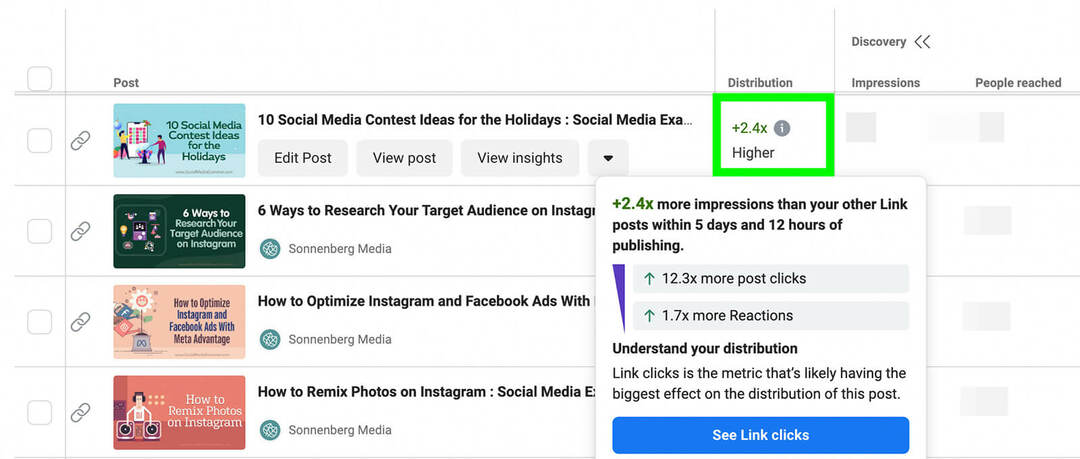 how-to-push-contnet-that-reflects-your-facebook-page-followers-interests-creator-studio-distribution-column-metrics-positive-trends-example-8