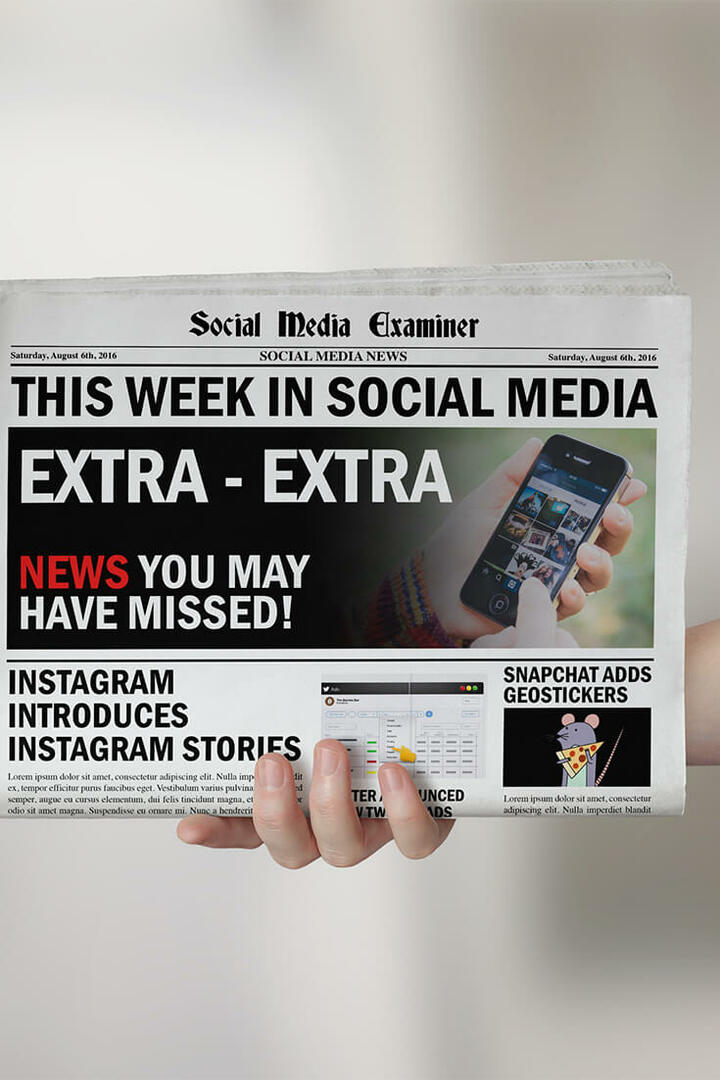 Instagram uvaja 24-urne zgodbe: ta teden v družabnih medijih: Social Media Examiner