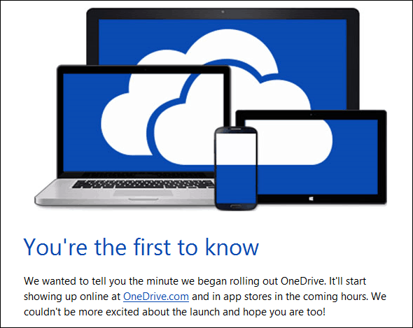 OneDrive Email
