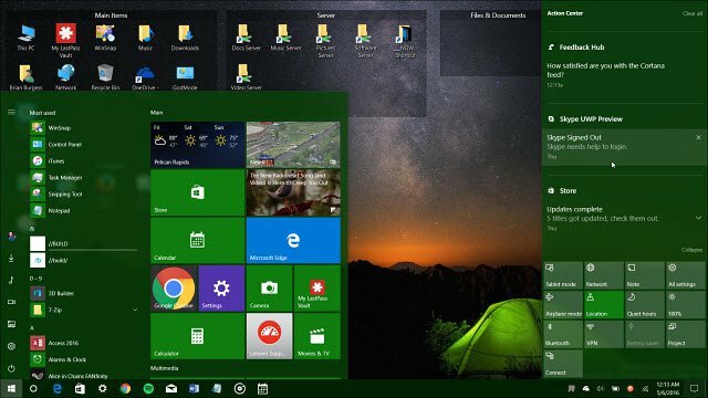 Microsoftov odjav v Windows 10 Anniversary Update