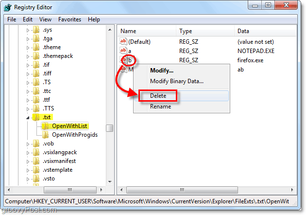 Kako odstraniti programe iz menija "Odpri z" v operacijskem sistemu Windows 7