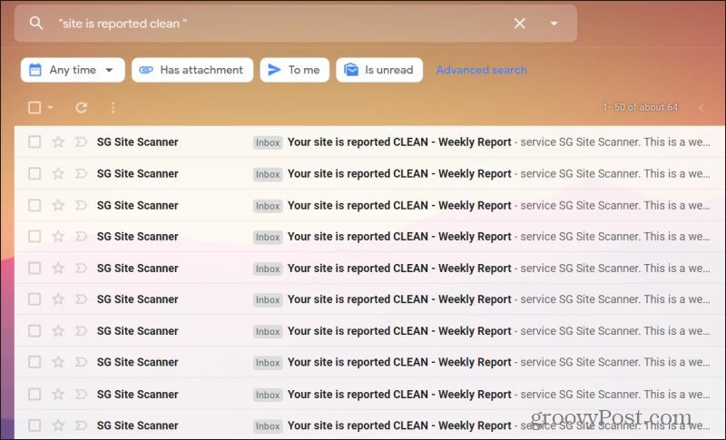 iskanje e-poštnih sporočil v Gmailu