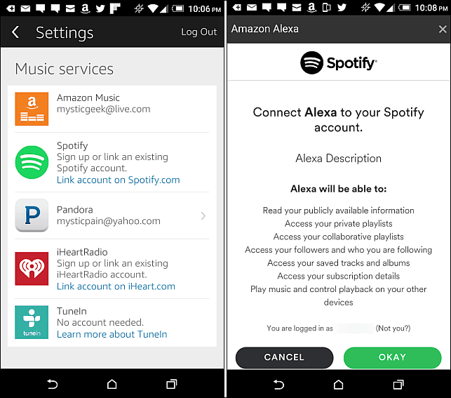 prepevajte v aplikaciji Spotify za Android