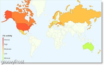 glejte trende google gripe po vsem svetu, zdaj v 16 dodatnih državah