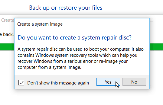 Ustvari obnovitveni ključ za Windows 10