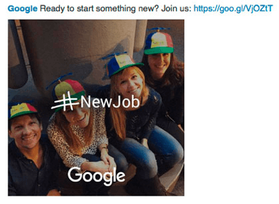 google linkedin oglas za iskanje talentov