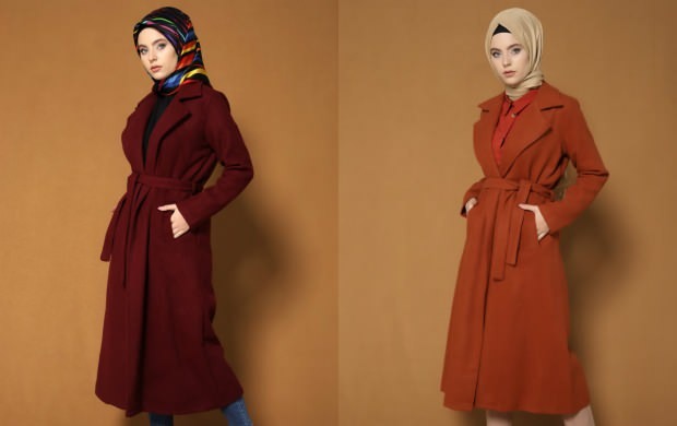 modeli hidžab plašča prašni
