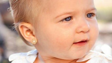 Kdaj je treba prebiti ušesa dojenčkov?