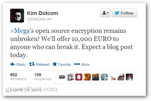 Kim Dotcom je ponudila 10.000 evrov nagrade prvemu hekerju, ki je prebil varnost Mege