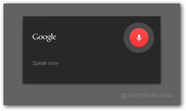 Glasovne opombe Google Keep