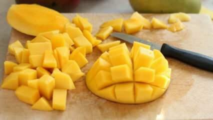 Kako sesekljati mango? Kako najlažje narežete mango? Najlažja tehnika rezanja manga doma