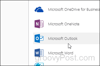 dodaj nov config v gumb miške v Outlooku 2