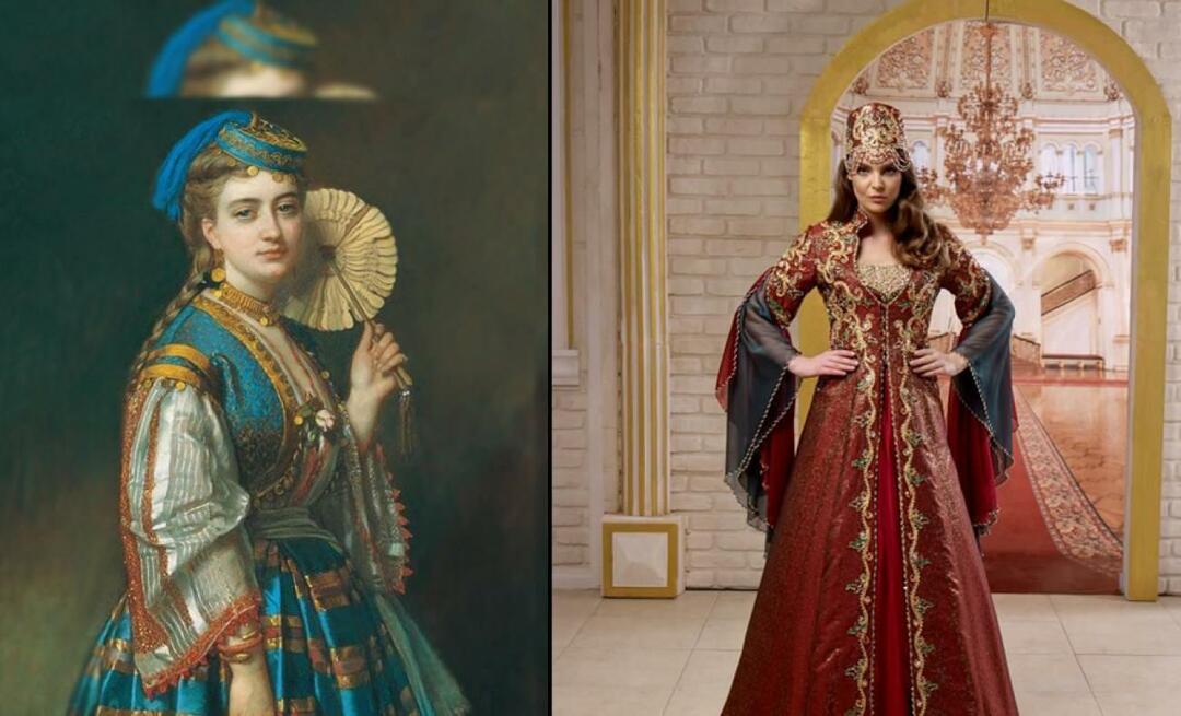 Kakšna so bila ženska oblačila v otomanski palači v 18. in 19. stoletju? 