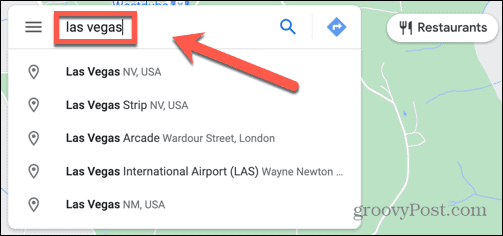 destinacija google maps