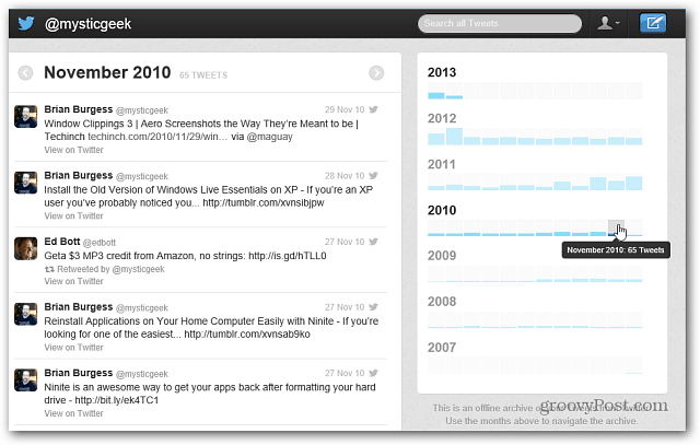 Kako prenesti in uporabiti celoten arhiv zgodovine Twitterja