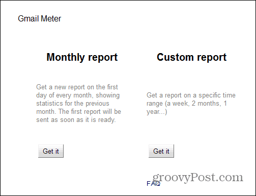 Poročilo o števcu za Gmail
