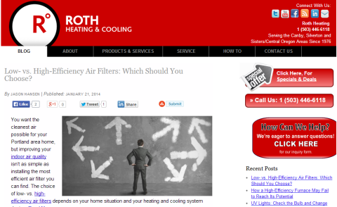 Roth spletno mesto za ogrevanje in hlajenje