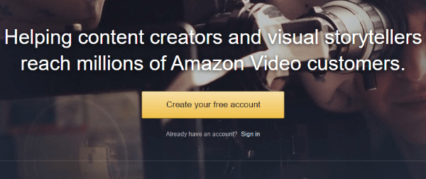 amazon video neposredna storitev