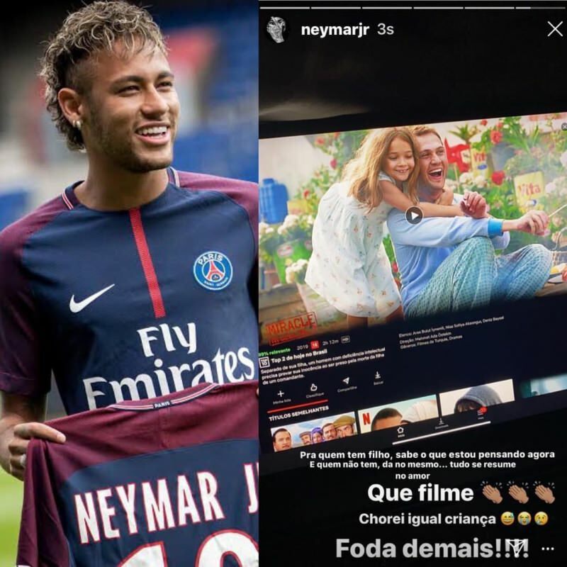 Svetovno znani nogometaš Neymar je turški film delil s svojega računa na družbenih medijih!