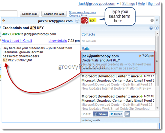 CloudMagic pregled: Gmail trenutno iskanje po več računih