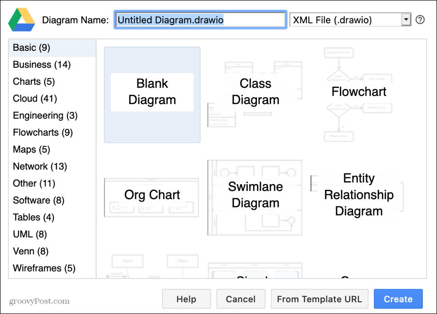 Diagrams.net za Dokumente