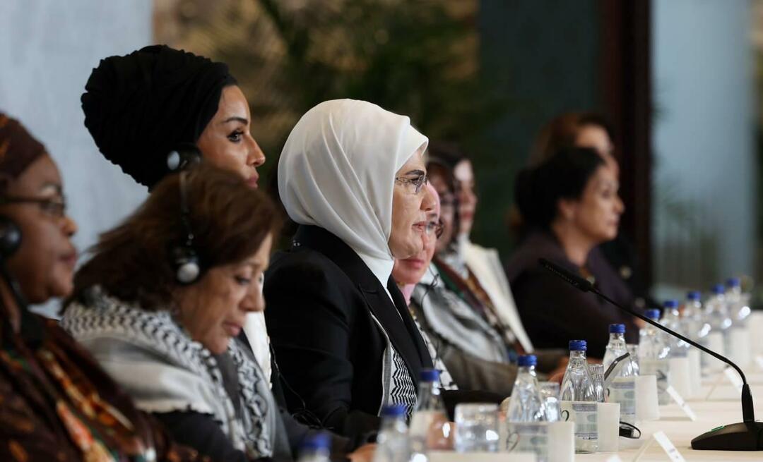 Prva dama Erdoğan deli eno srce za Palestino! "Odločeni smo, da bomo še naprej solidarni!"