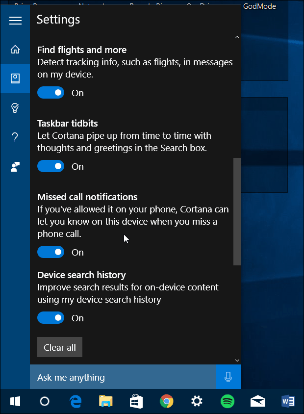 Cortana Izboljšave