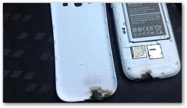 Izgorelo Samsung Galaxy S II