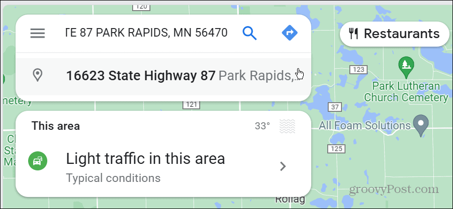 iskanje google maps