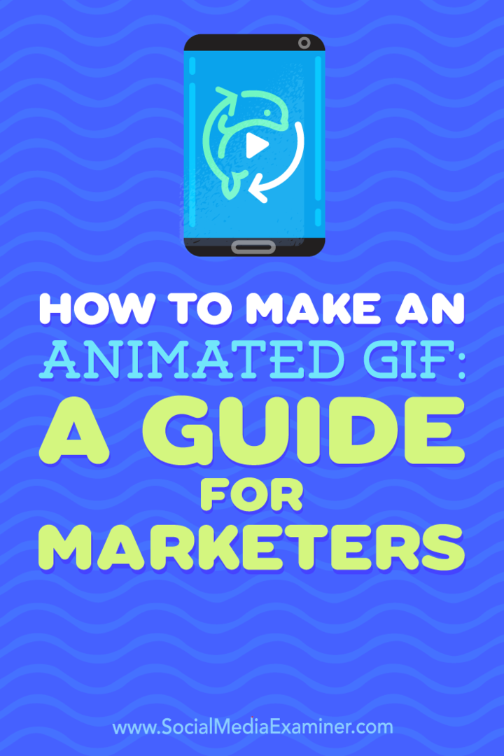 Kako narediti animirani GIF: Priročnik za tržnike: Izpraševalec socialnih medijev