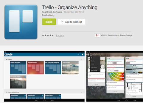 aplikacija trello