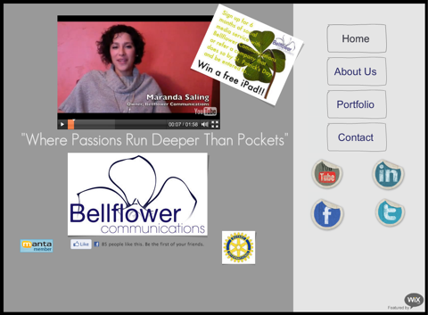 domača stran komunikacij bellflower