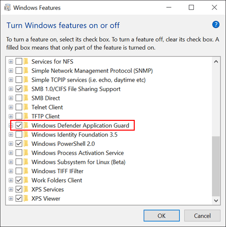Zaščitnik programa Windows zagovornik