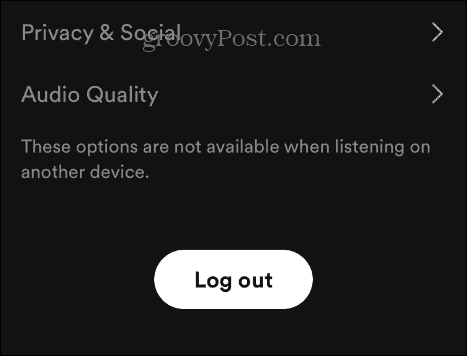 Besedila Spotify ne delujejo