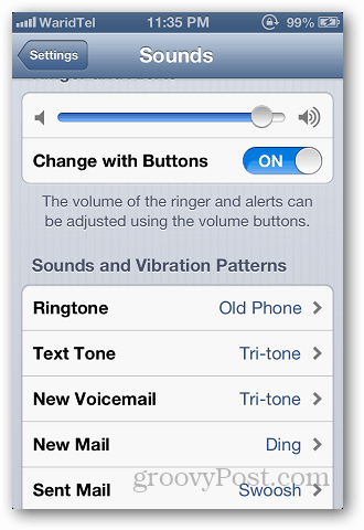 Uporabite Ringtone iPhone 2 po meri