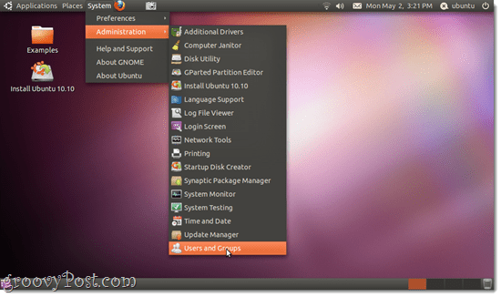 dodajte uporabnike in skupine v ubuntu