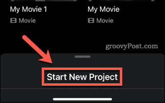 nov projekt imovie