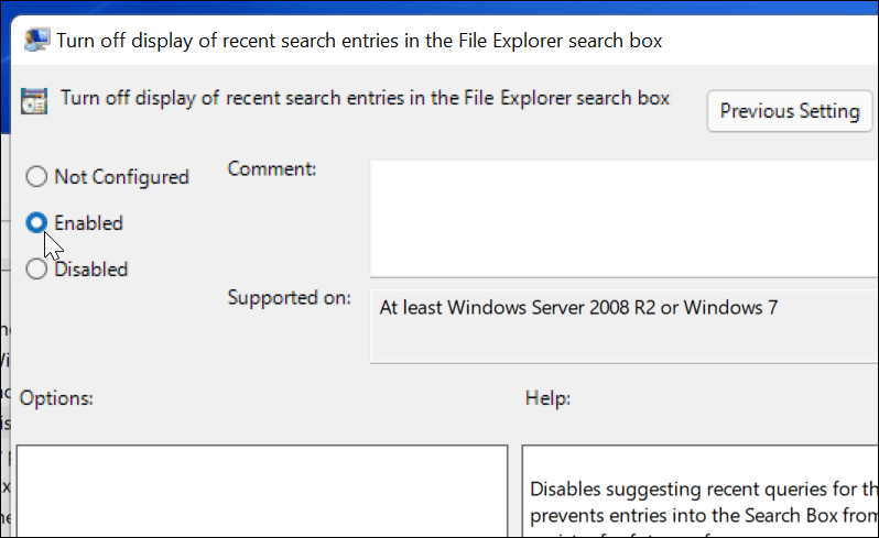 onemogočite rezultate spletnega iskanja v sistemu Windows 11
