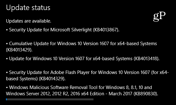 Zbirna posodobitev sistema Windows 10 KB4013429 je na voljo zdaj